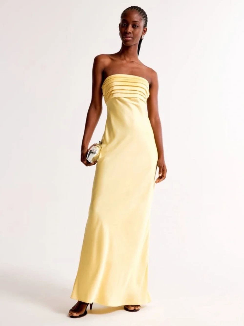 Abercrombie & Fitch Emerson Strapless Slim Maxi Dress NWT